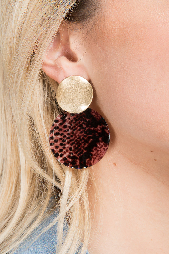 Jungle Vibes Resin Earring