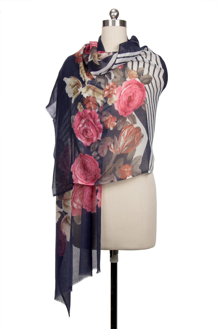 Anda Mixed Print Scarf
