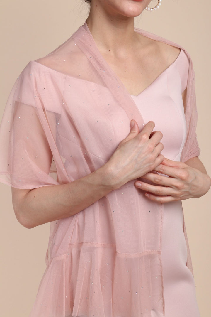 Glamazon Sheer Crystal Scarf