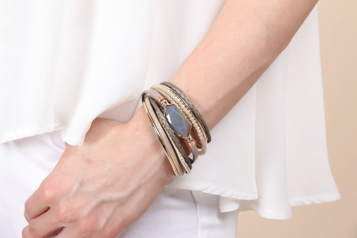 Endless Dream Natural Stone Wrap Bracelet