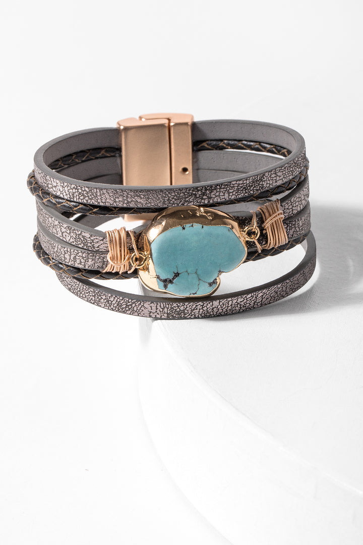 Braided Turquoise Bracelet