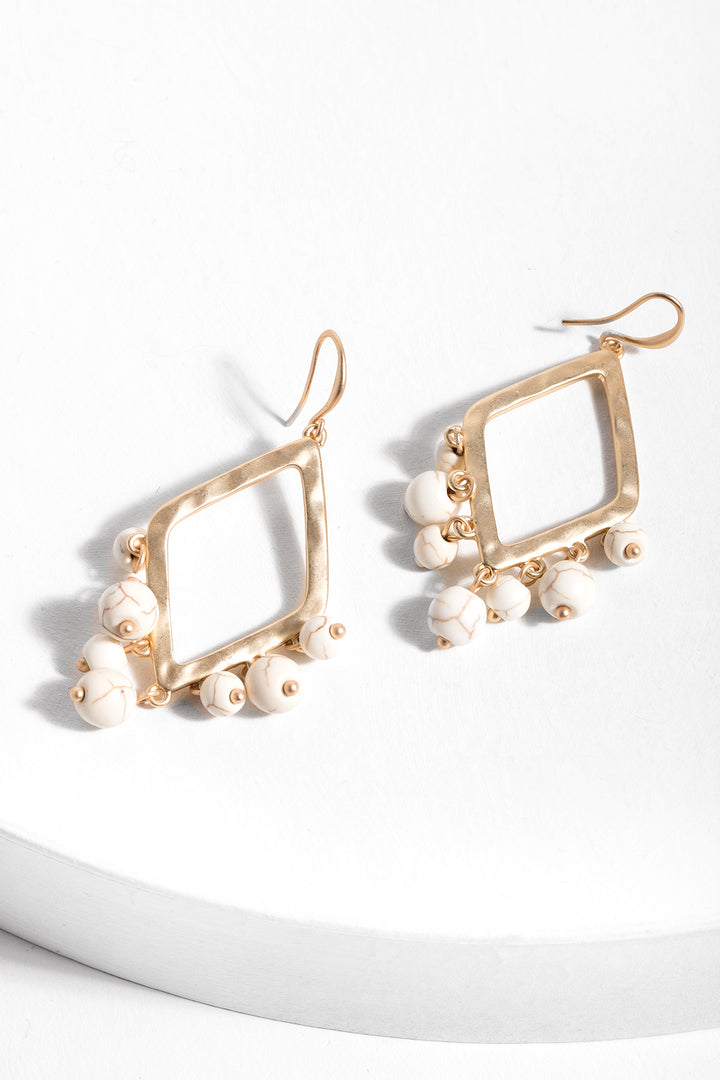 Sun Drop Beaded Earring