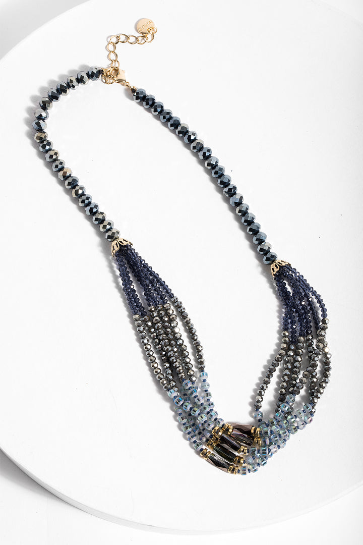Sangria Beaded Necklace