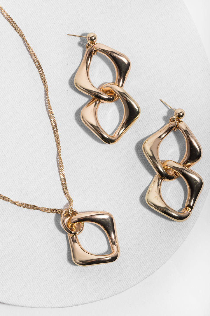 Infinity Necklace and Earring Gift Box