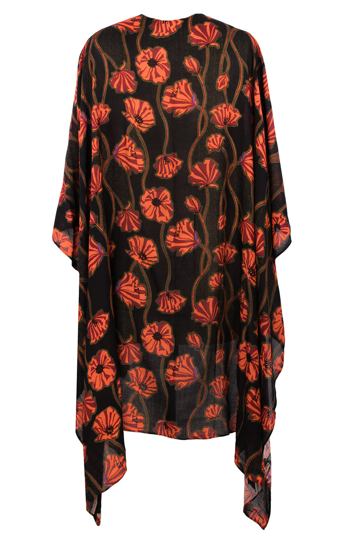 Poppy Field Casual Kimono