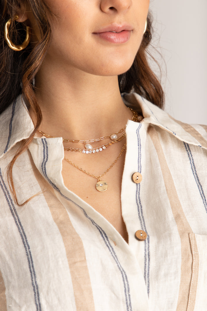Preppy Pearl Necklace