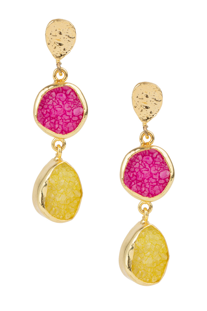 Joydrop Druzy Dangle Earrings