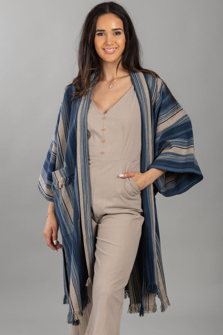 Antique Stripe Long Jacket