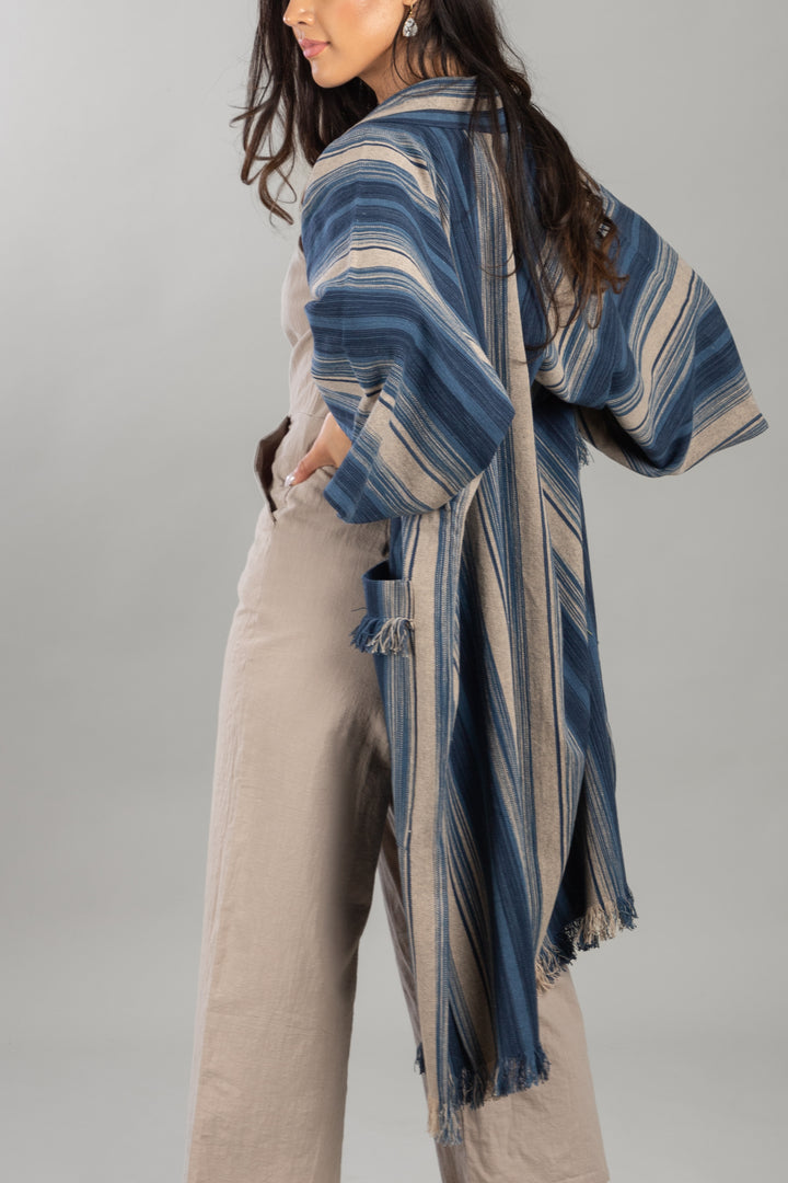 Antique Stripe Long Jacket