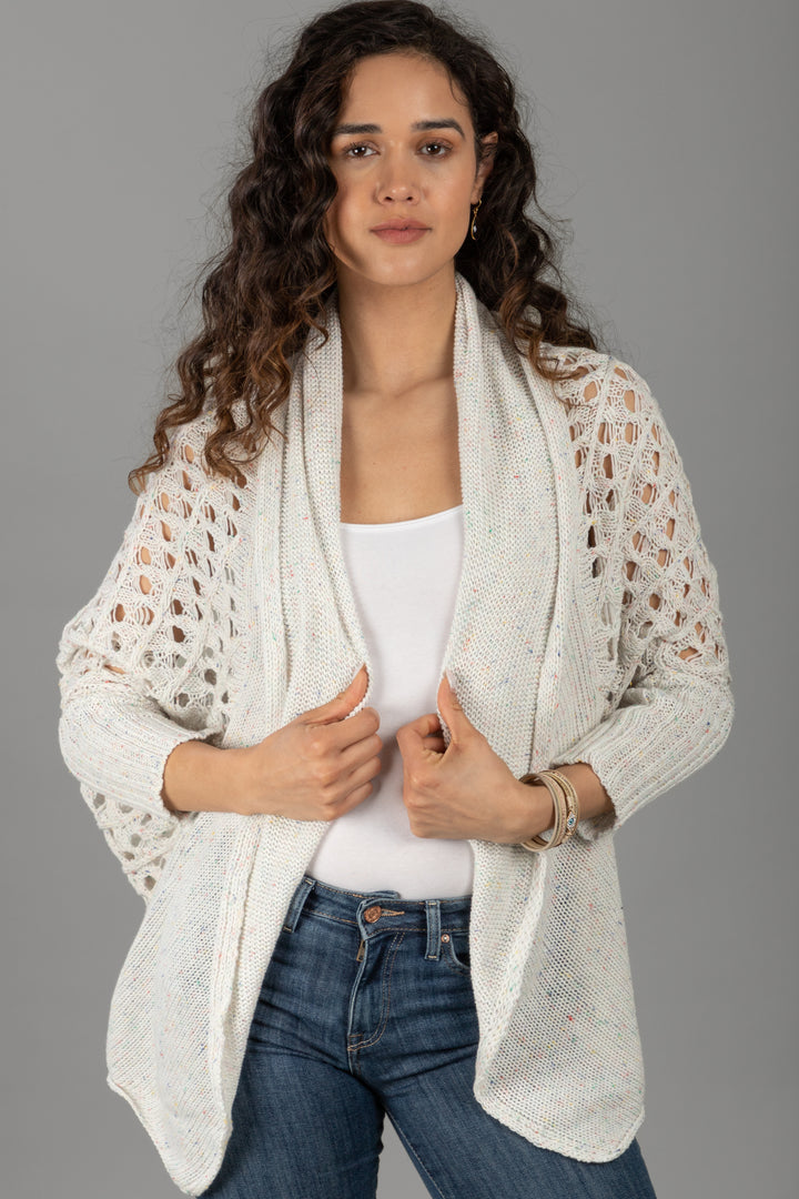 Cotton Open Knit Sweater