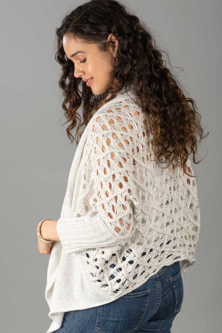 Cotton Open Knit Sweater