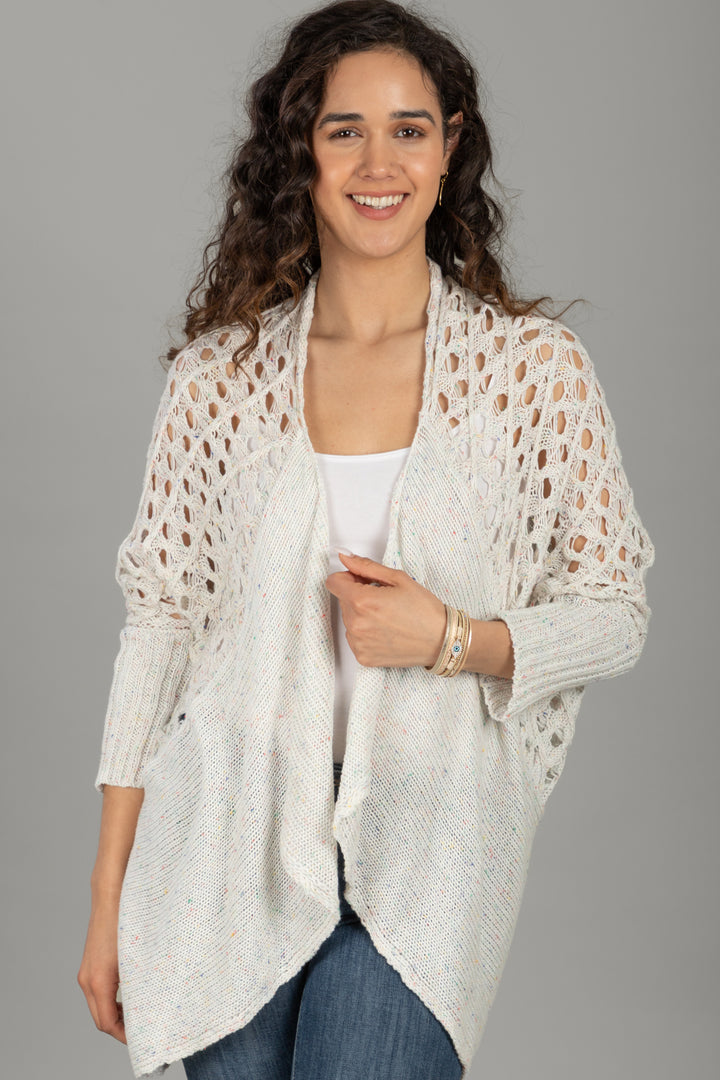 Cotton Open Knit Sweater