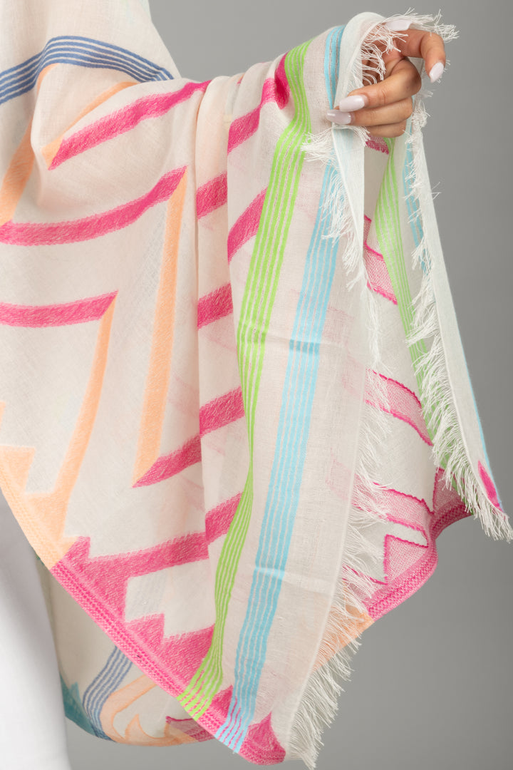 Colorful Mixed Pattern Scarf