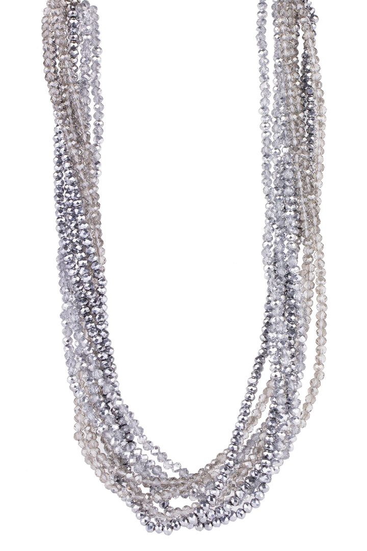 Multi Strand Crystal Necklace