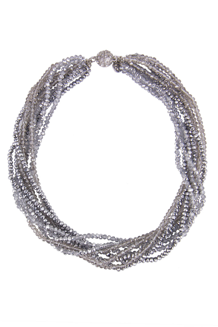 Multi Strand Crystal Necklace