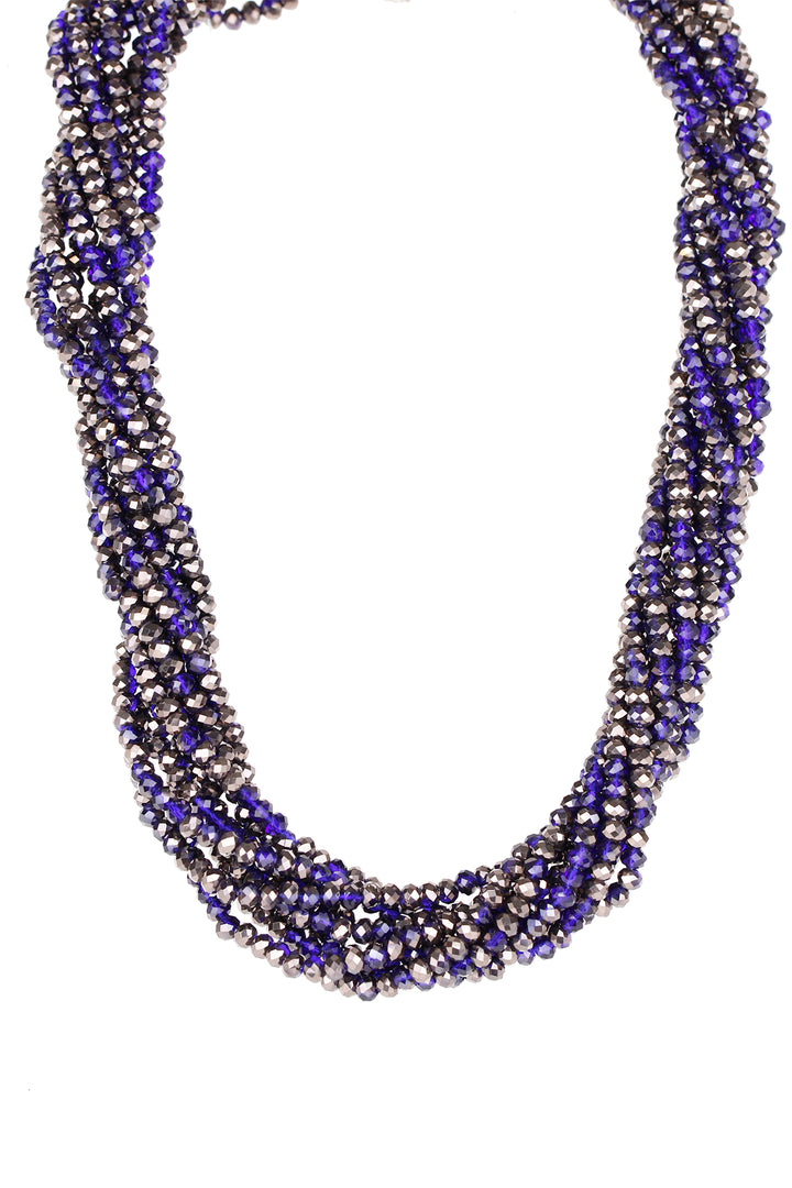 Multi Strand Crystal Necklace