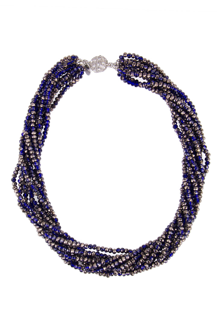 Multi Strand Crystal Necklace