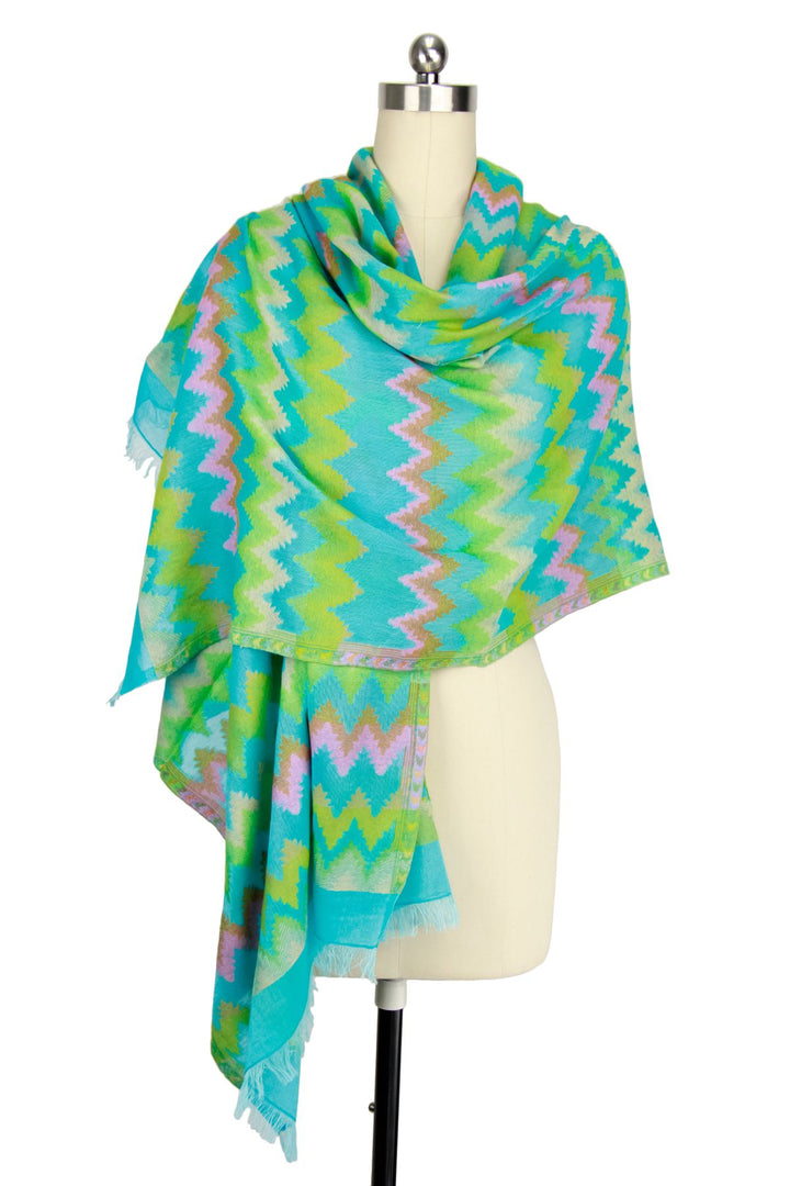 Zig Zag Woven Scarf