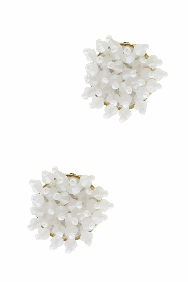 Prickle Beaded Statement Stud Earring