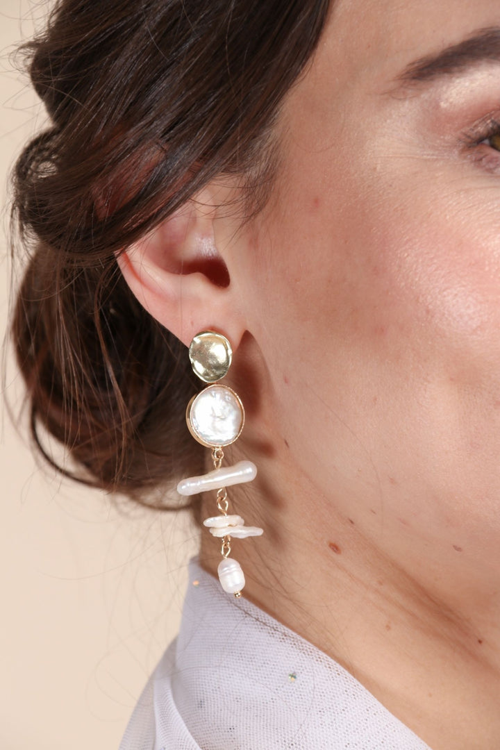 Baroque Pearl Drop Earring