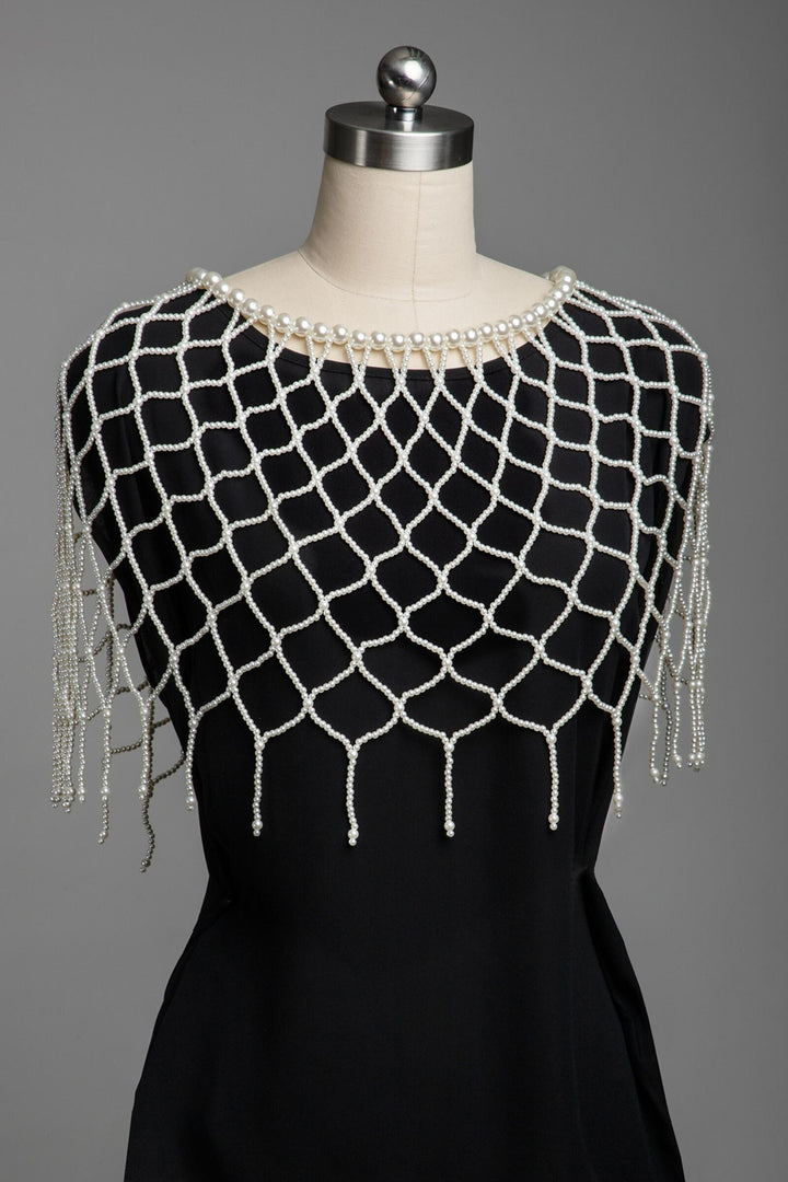 Pearl Beaded Capelet