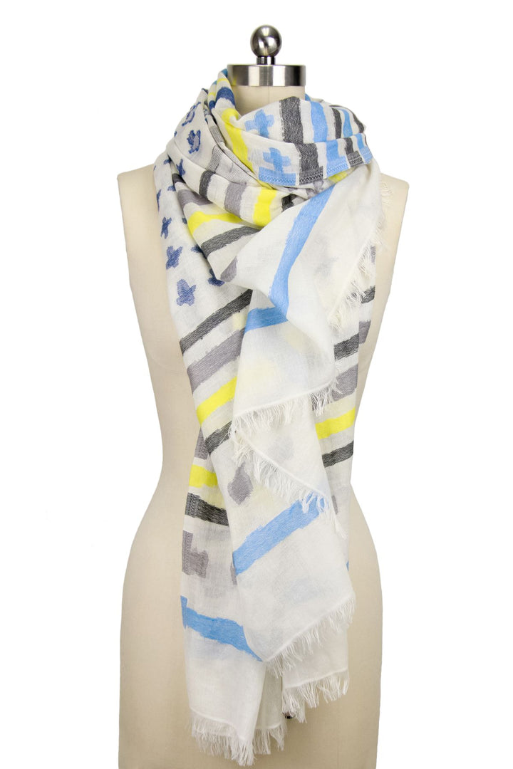 Crossing Paths Striped Scarf