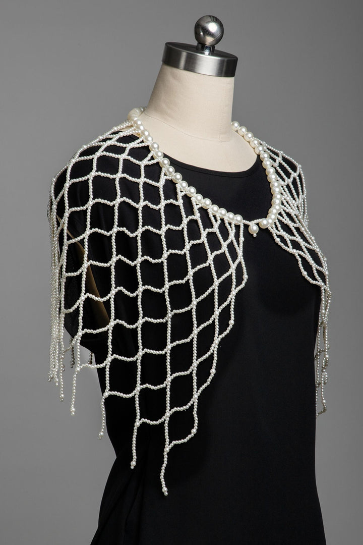 Pearl Beaded Capelet
