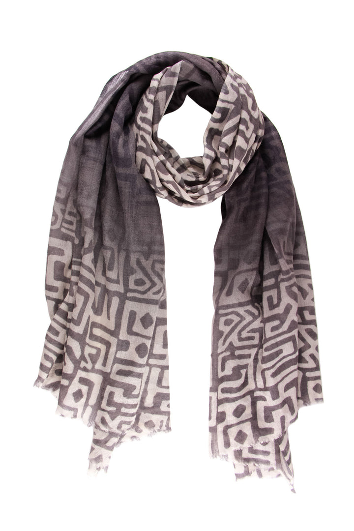 Faded Abstract Scarf