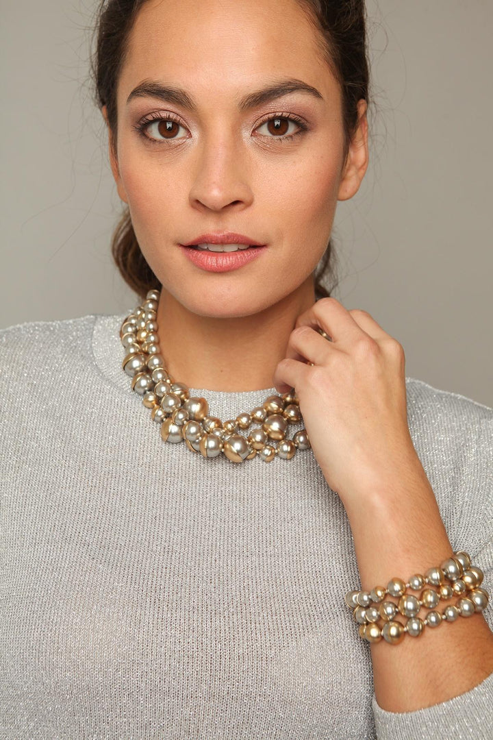 Half Moon Pearl Bracelet