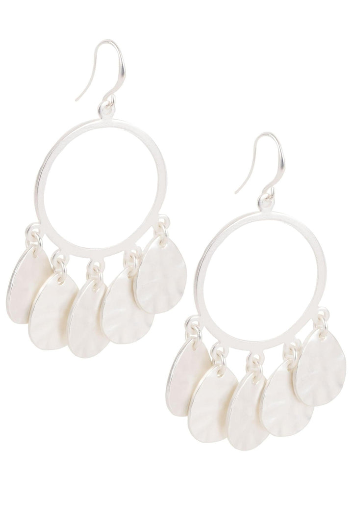 Lucky Leaf Hoop Earring