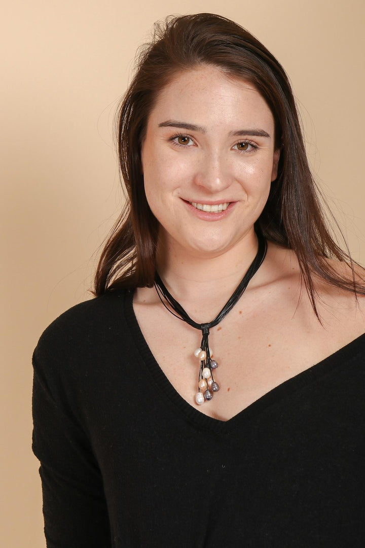 Tahitian Wax Corded Pearl Necklace