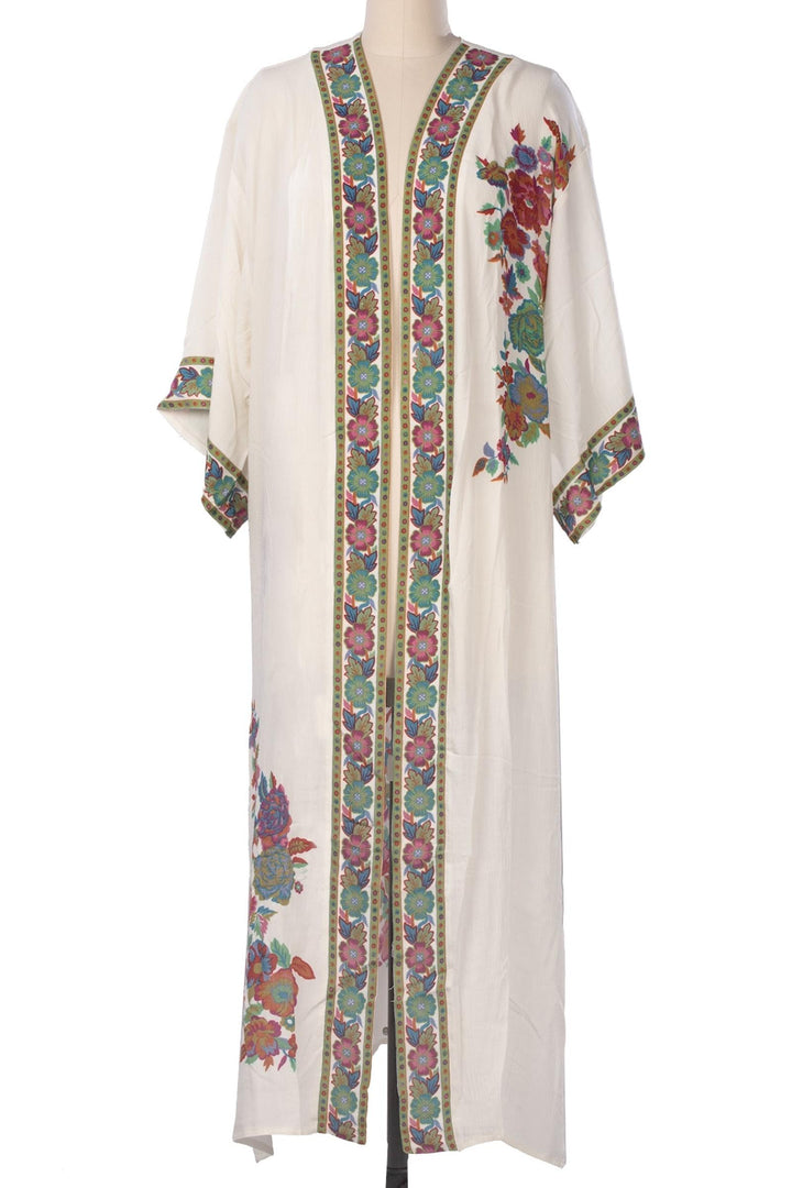 Long Floral Kimono Cover