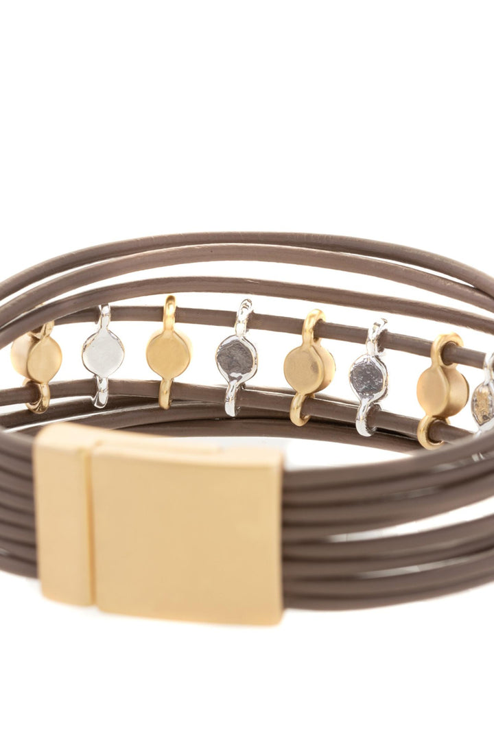 Jewels Leather Bracelet