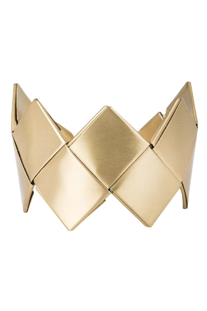 Hera Geometric Cuff Bracelet