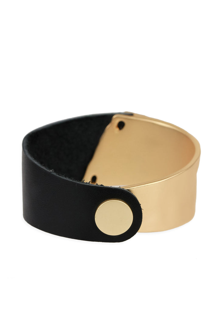 Wild Ways Metal Leather Bracelet