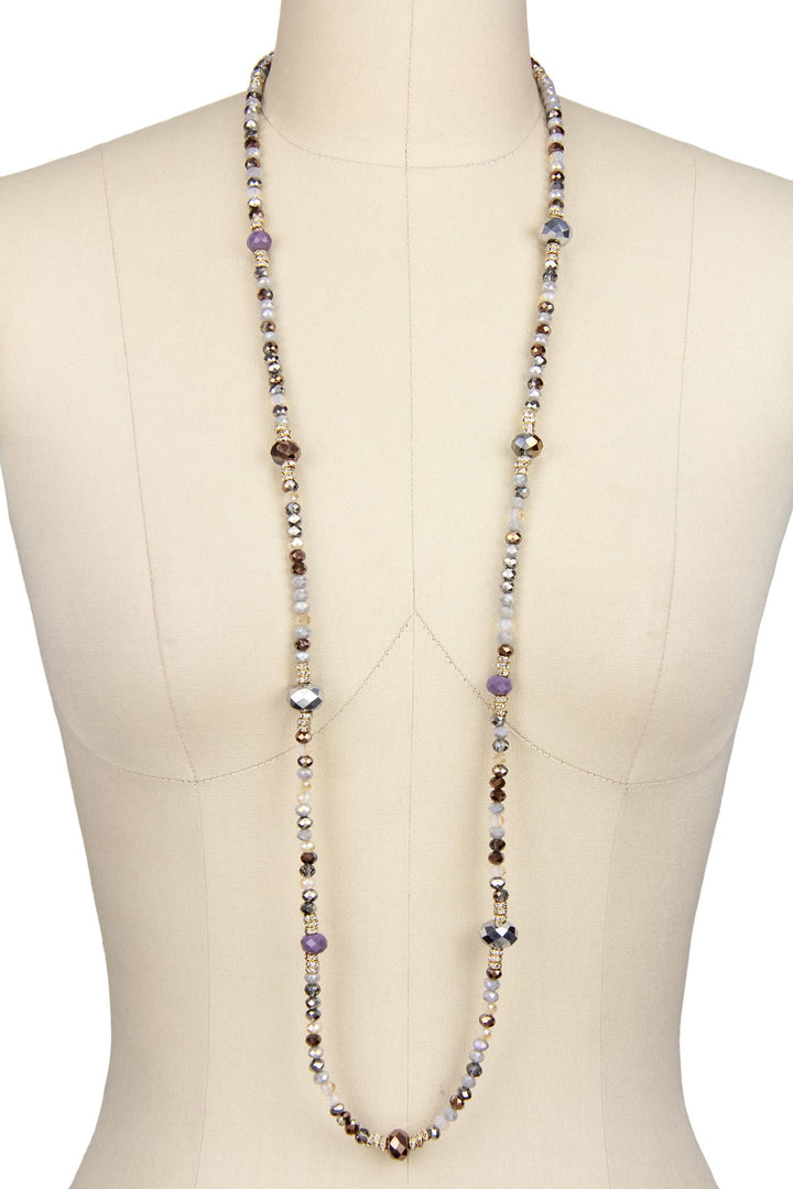 Long Mix Beaded Necklace