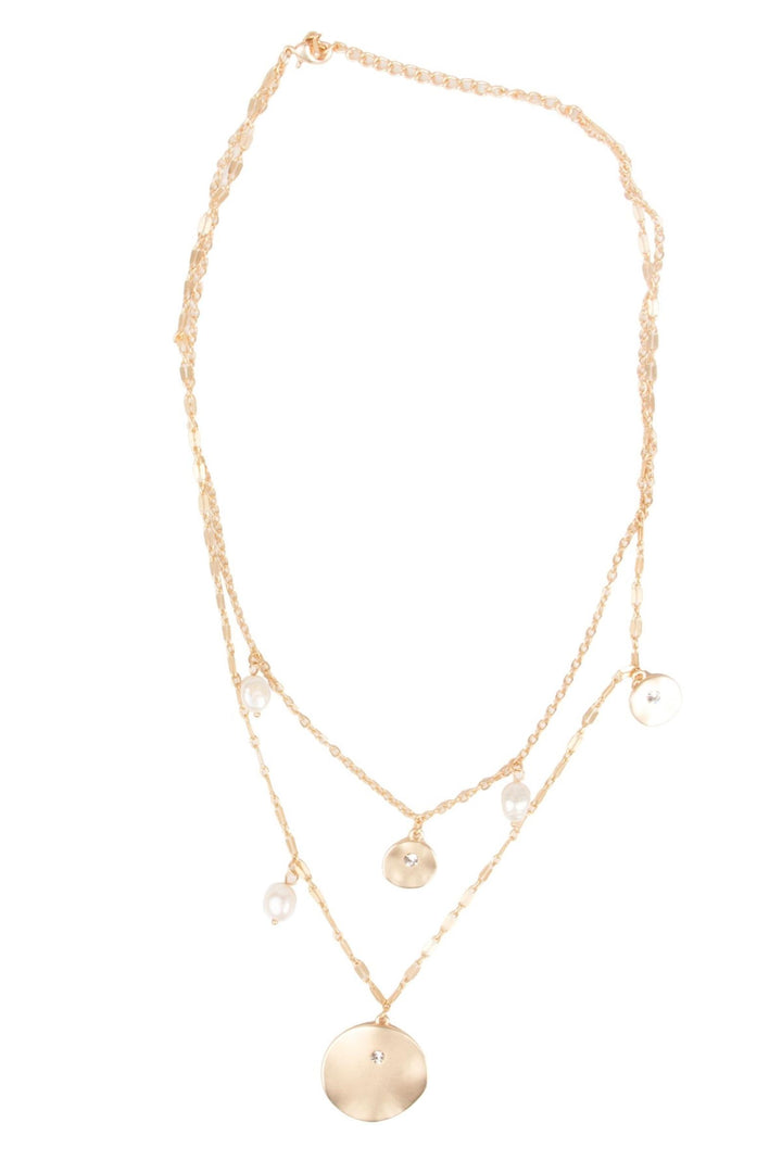 Layered Medallion Necklace