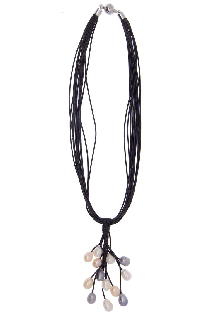 Tahitian Wax Corded Pearl Necklace