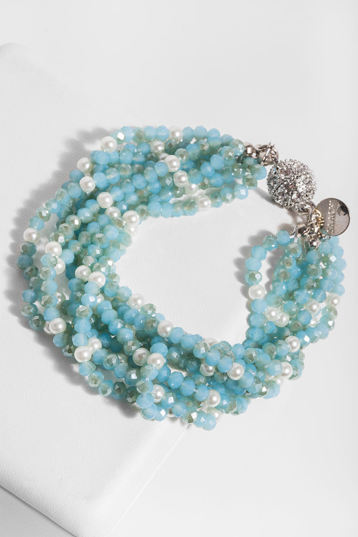 Crosby Crystal Pearl Bracelet