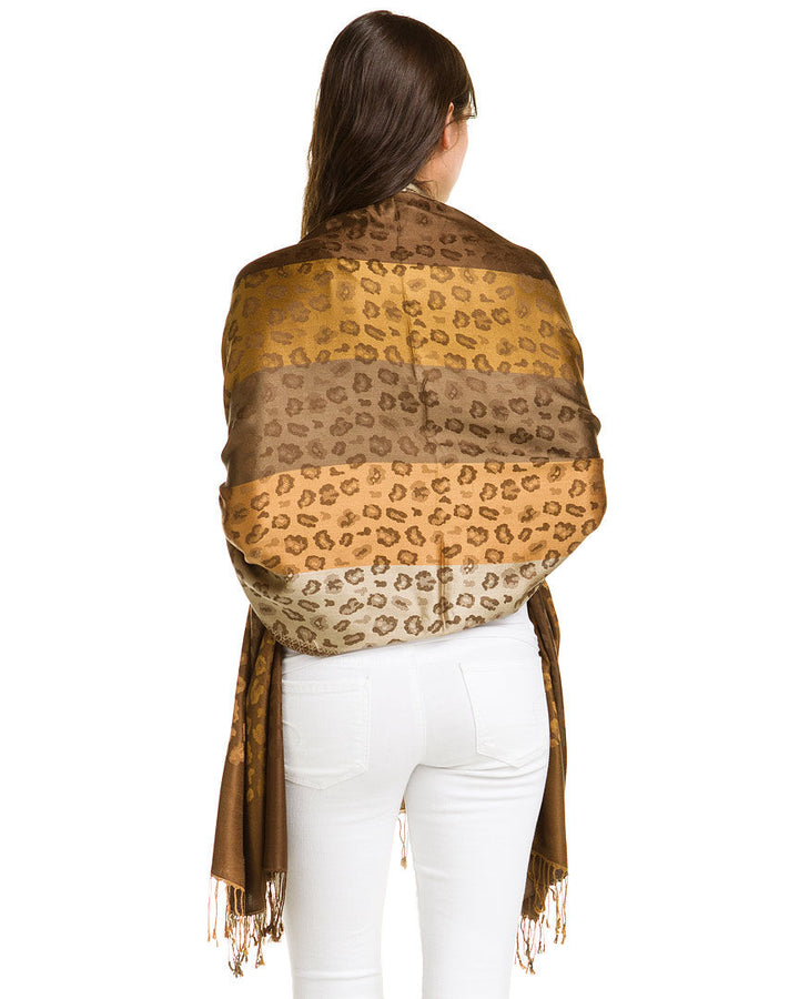 Multi Color Animal Silk Scarf