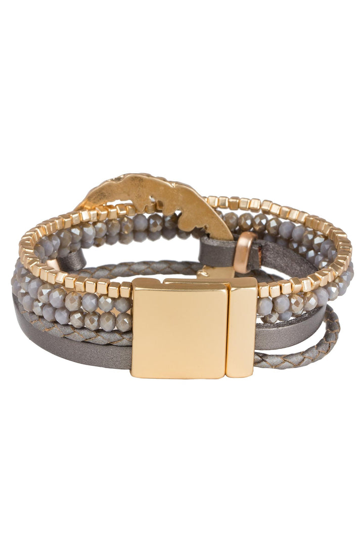 Earthly Flow Leather Bracelet