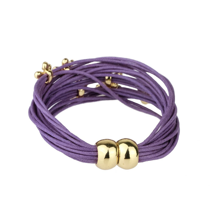Flower Charm String Bracelet