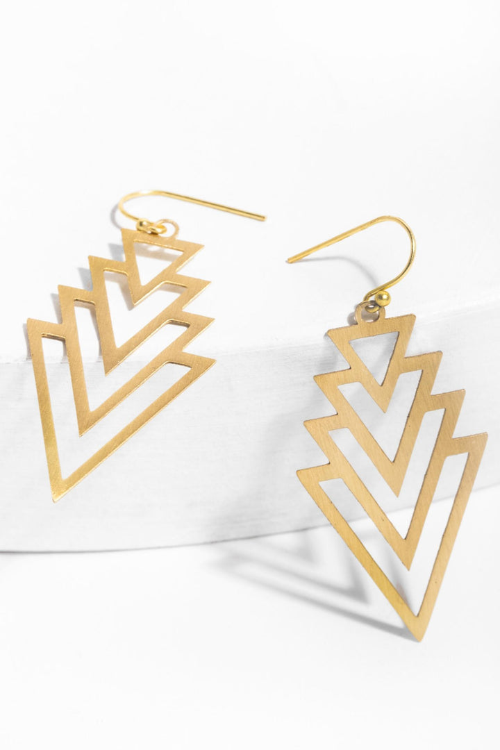 Phoebe Triangle Cutout Earring