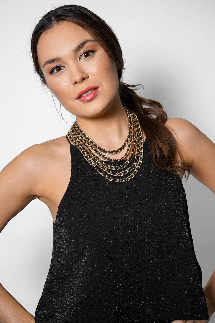 Leather Chain Necklace