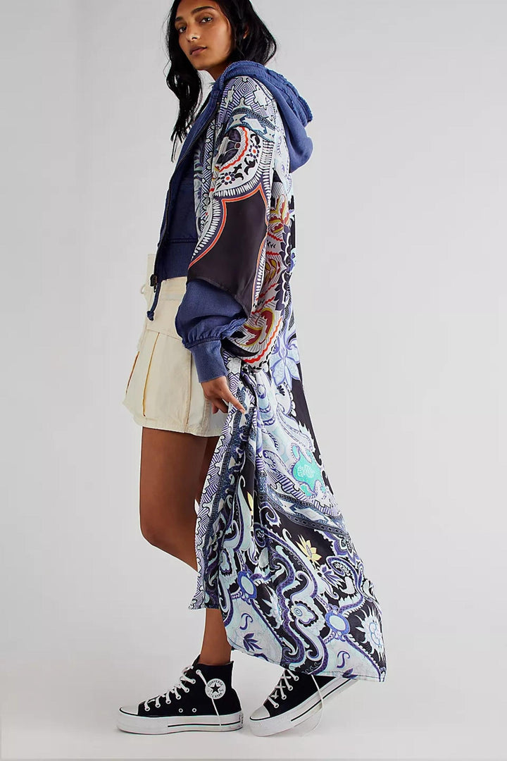 Margo Multi Paisley Print Kimono