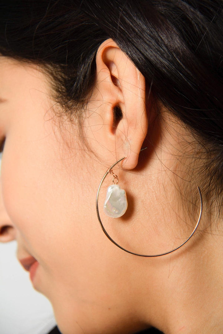 Open Space Hoop Earring