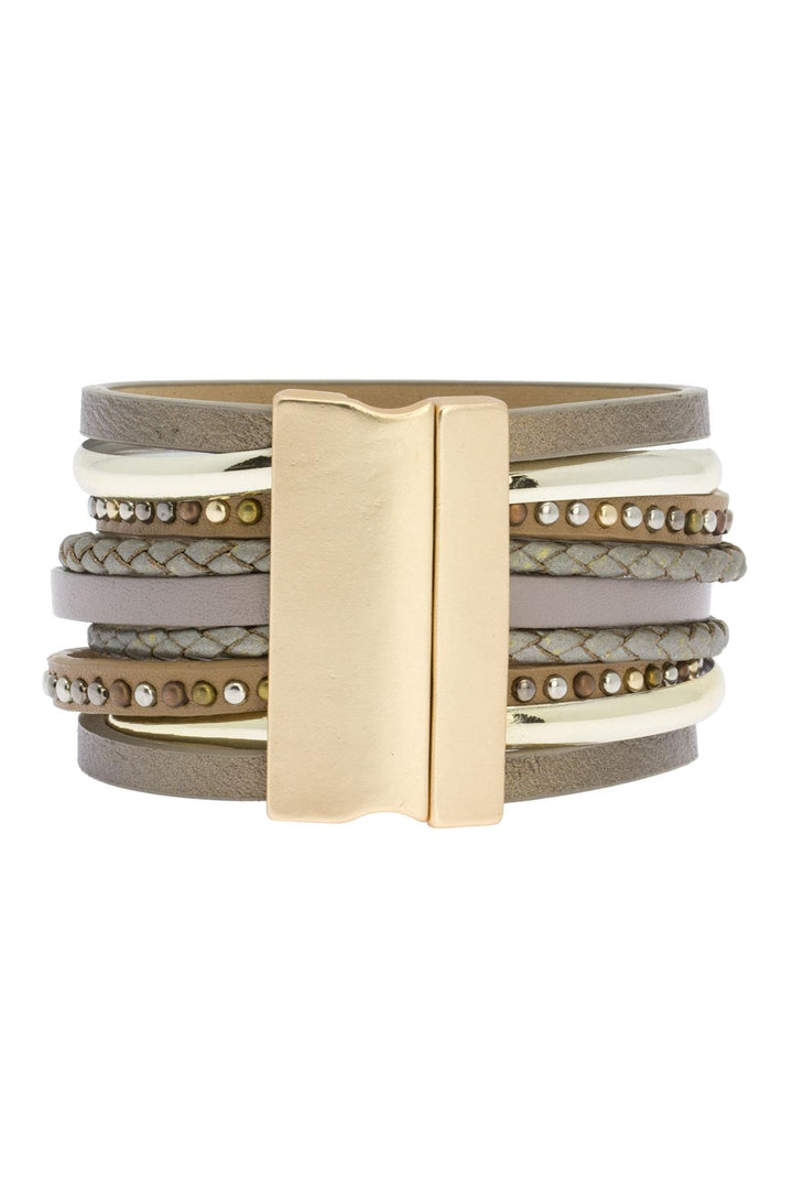 Midnight Tropic Leather Bracelet