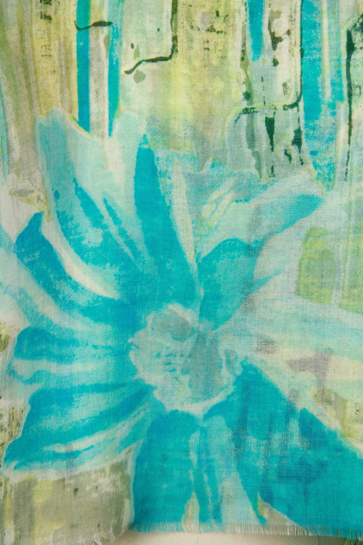 Abstract Flower Scarf