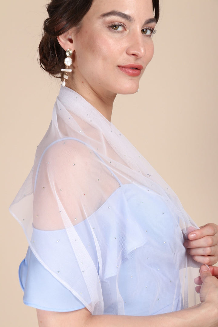 Glamazon Sheer Crystal Scarf