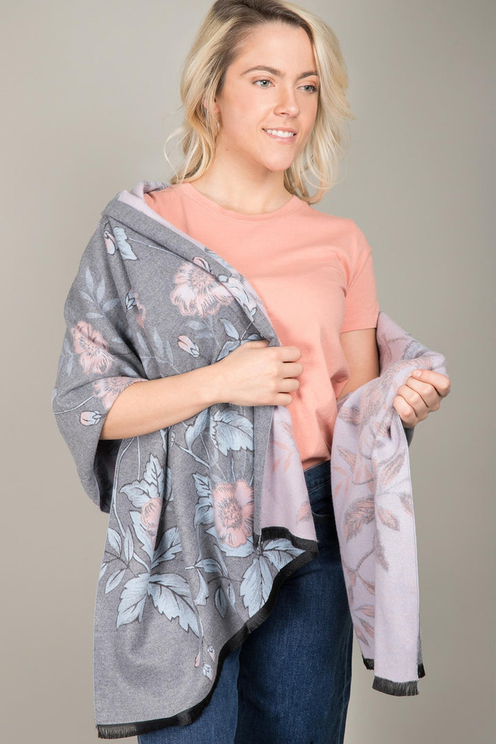 Reversible Floral Scarf
